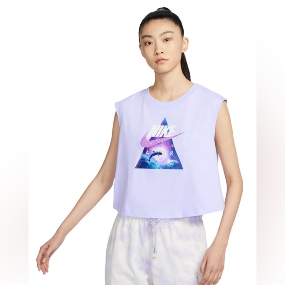 Nike White Woman's T-Shirt Size S FD1215-536